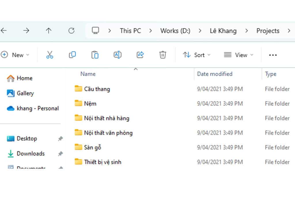 triển khai nội dung cho dự án seo lĩnh vực nội thất