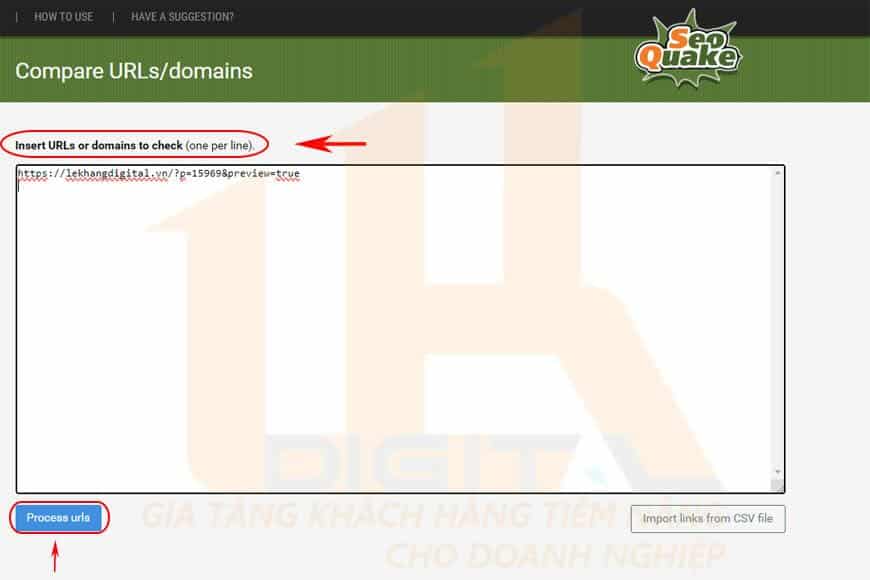 Đo lường thông số của đối thủ và website bạn